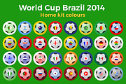 World Cup - Team flag footballs, an Icon by GLXY (Thumbnail 2 of 4)