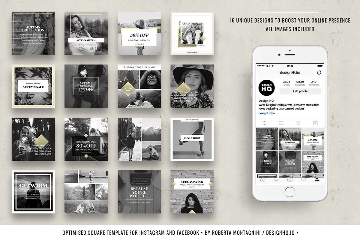 So Chic! Social Media Pack, a Social Media Template by DESIGN HQ (Photo 2 of 10)