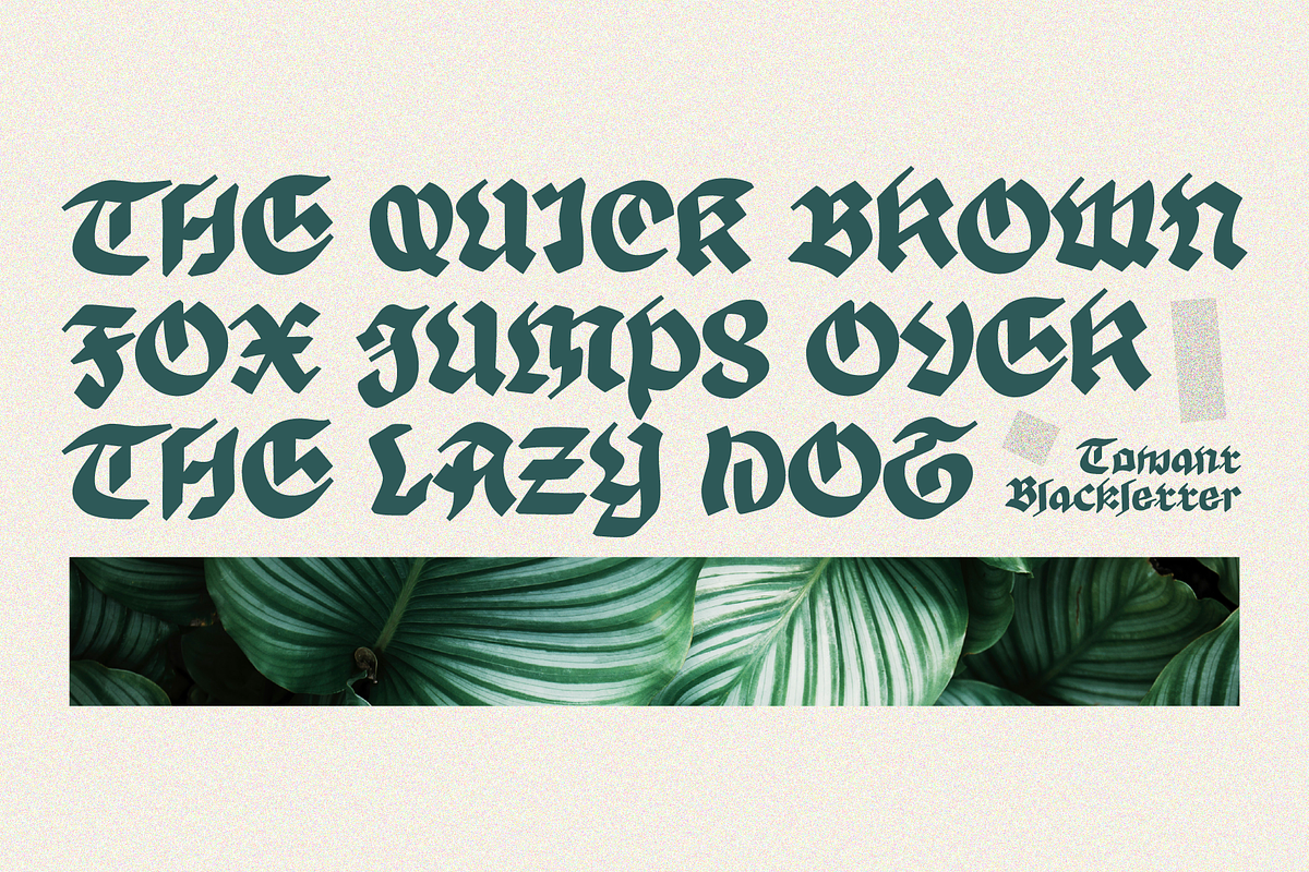 Tomant Blackletter Font, a Blackletter Font by Erifqizefont (Photo 3 of 10)