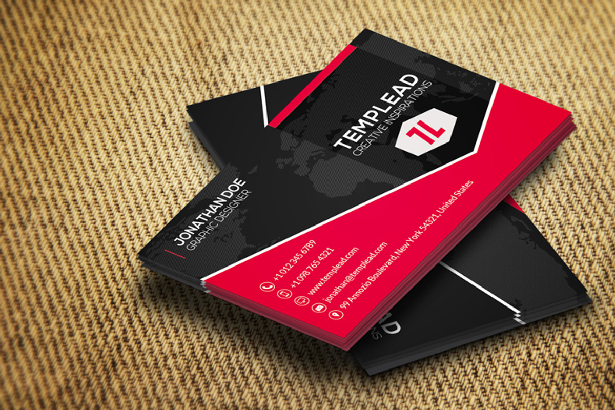 Corporate Business Card CM132, a Business Card Template by annozio (Photo 2 of 4)