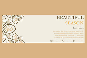 Abstract Floral Banner Template, a Marketing Template by sekitarief