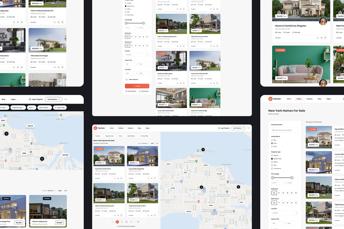 Homez — Real Estate HTML + RTL, a HTML Template by CreativeLayerss (Photo 2 of 3)