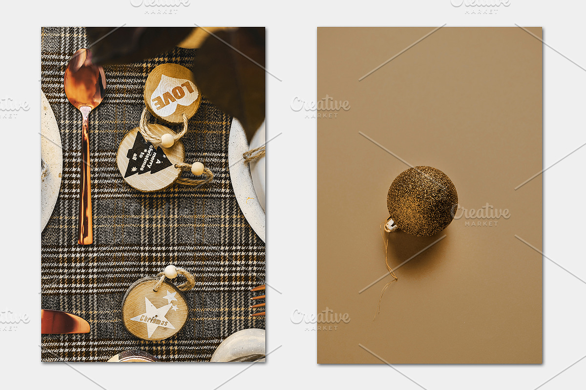 Christmas photo bundle - Beige tones, a Marketing Template by JAY MID IMAGE (Photo 7 of 15)