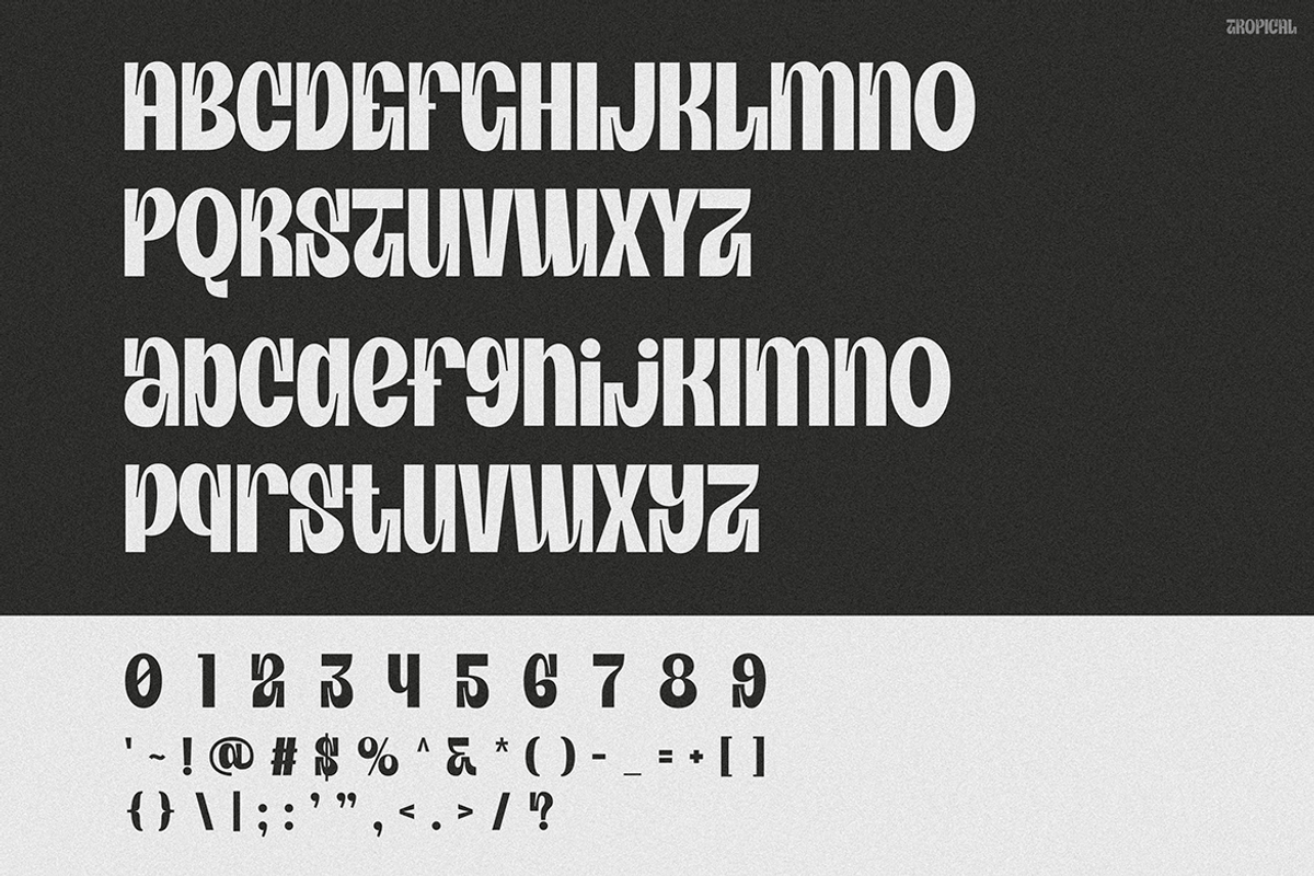TROPICAL, a Font by Pinisi ART (Photo 2 of 10)