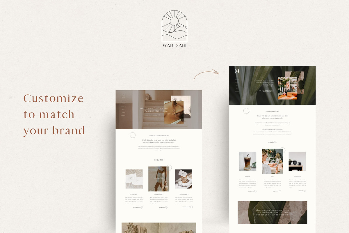 Minimal Showit Website Template, a Websites & App Template by Wonderlik Webdesign (Photo 3 of 4)