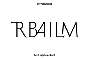 Trbailm - Serif Ligatures Font, a Serif Font by Luna Shop (Thumbnail 1 of 6)