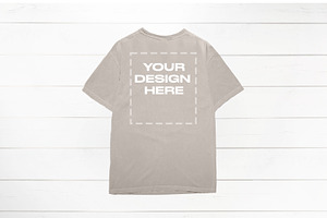 Ivory Comfort Colors Mockup Back