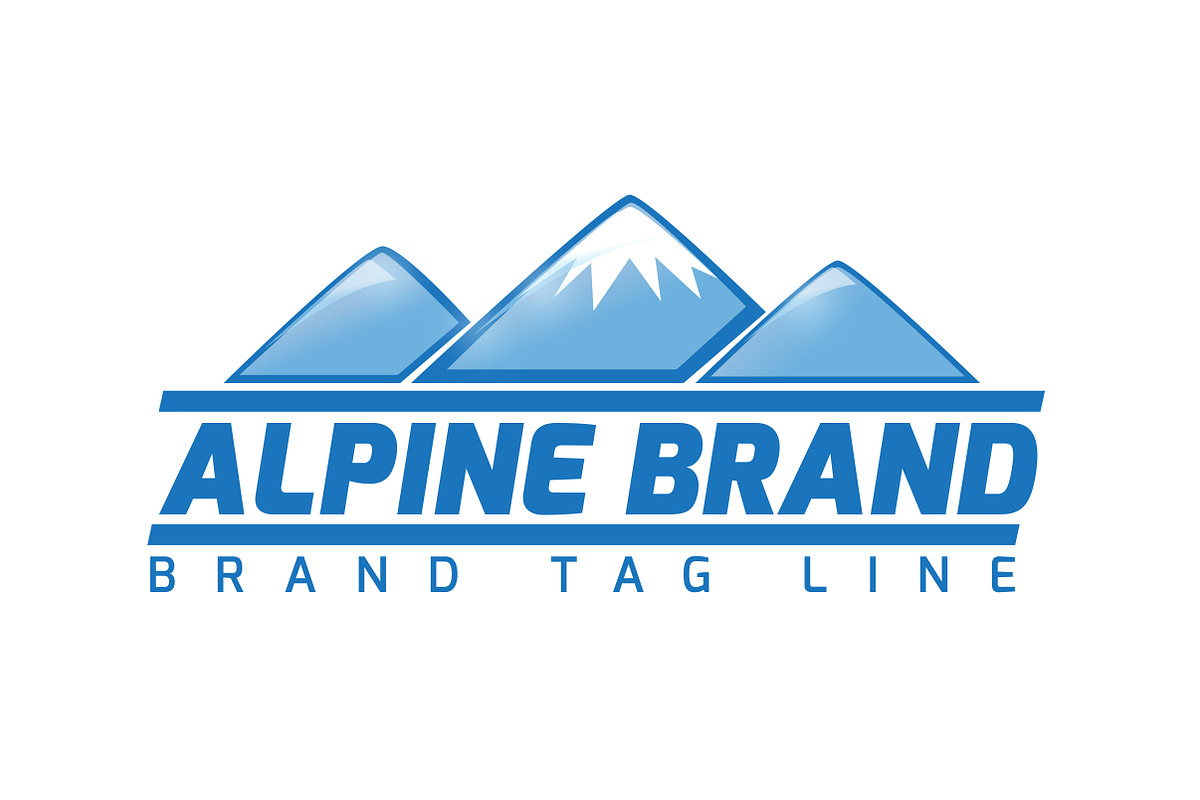 Alpine Brand Logo, a Branding & Logo Template by Victory Design