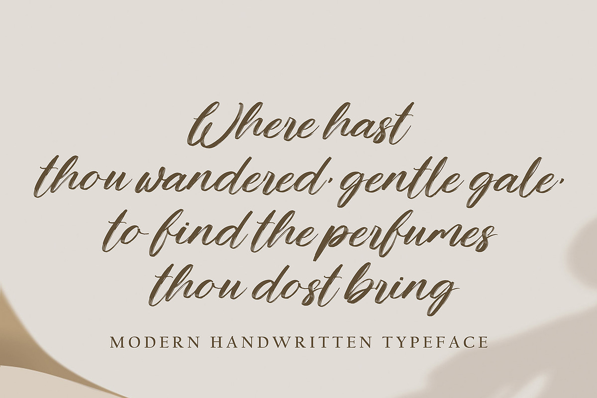 Faster Rusher, a Handwritten Font by pineungtype (Photo 2 of 6)