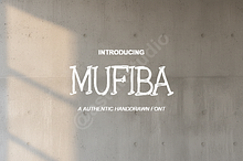 Mufiba - A Modern Luxury Serif Typef