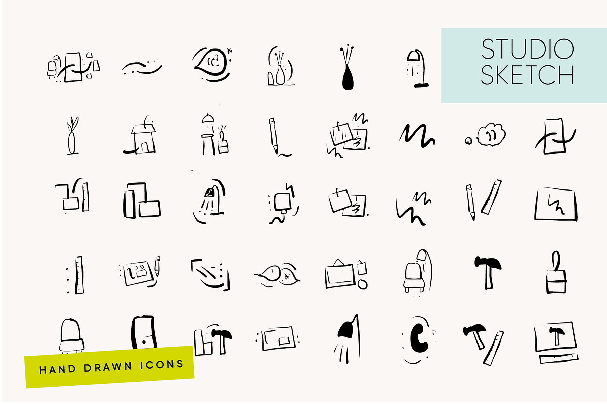 Interior Designer Architect Icons, an Outline Icon by CreativeWilderness (Photo 2 of 11)