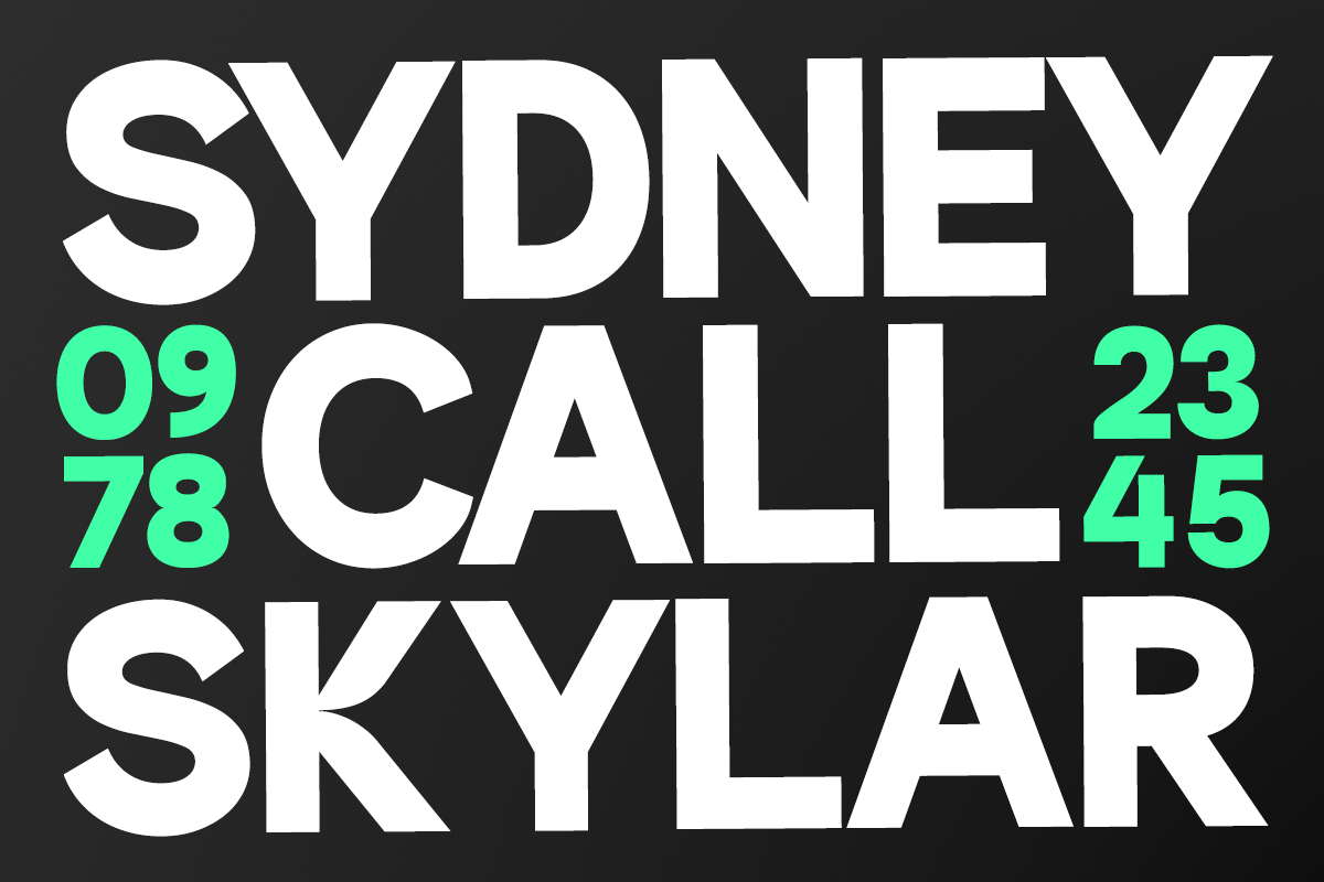 GC Rotalum - Modern Bold Sans, a Sans Serif Font by Glyphonic (Photo 11 of 15)