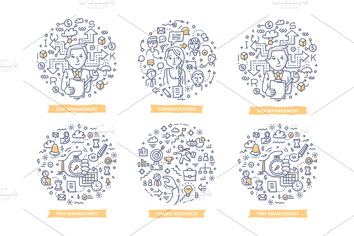 20 Startup Doodle Concepts, a Finance Illustration by Rassko (Photo 4 of 5)