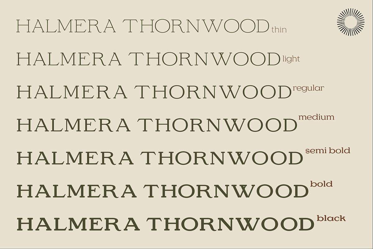 Halmera Thornwood- Serif Font Family, a Serif Font by Setara Langit CreativeStd (Photo 10 of 12)