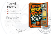 Back To school quotes Clipart Set, an Education Illustration by ThatsDesignArt (Thumbnail 2 of 10)