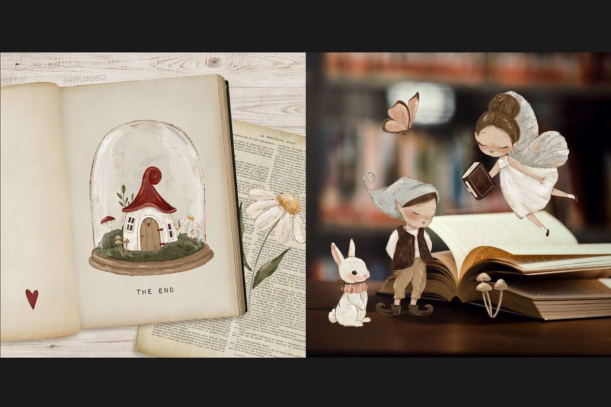 Fairy Tale clipart, an Illustration by Estudio 812 (Photo 4 of 4)