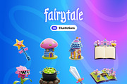 Fairytale 3D Icons, an Object 3D Model by Rakata Studio (Thumbnail 7 of 7)