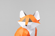 Baby Fox 3d papercraft template, a Stationery Template by Sofs designs (Thumbnail 1 of 3)