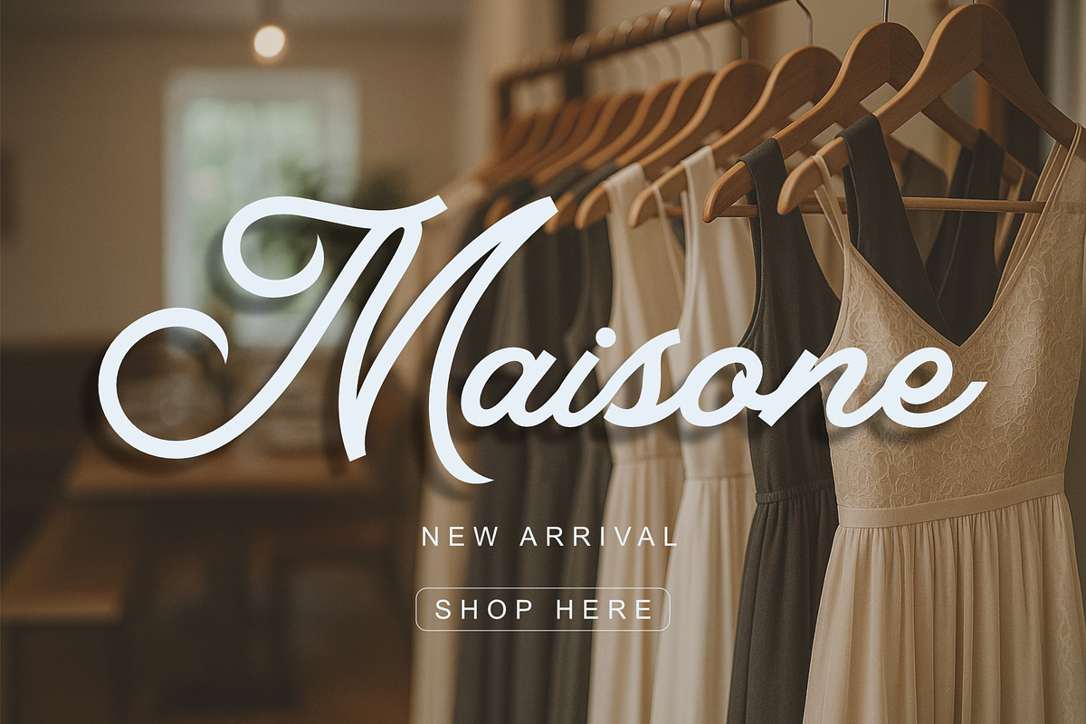 Bardone - Elegant Script Font, a Script Font by Sealoung (Photo 3 of 9)