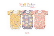 Shell Seeker: vector patterns, a Pattern Graphic by Svitlana Kharchuk (Thumbnail 7 of 10)