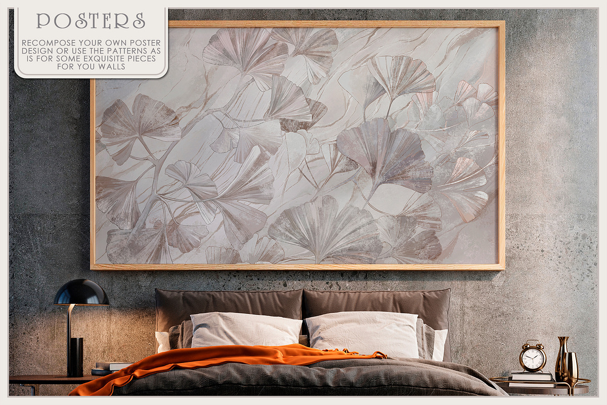 Fresco collection Ginkgo, a Wallpaper Graphic by Natalia0307 (Photo 9 of 17)