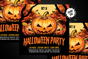 Halloween Party Flyer, a Flyer Template by AyumaDesign (Thumbnail 3 of 3)