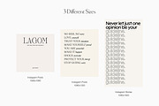 CANVA PS Instagram Quotes Posts, a Social Media Template by Love Radiation Studio (Thumbnail 8 of 16)