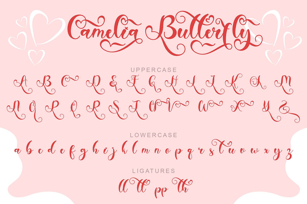 Camelia Butterfly, a Handwritten Font by Yoga Letter (Photo 5 of 7)