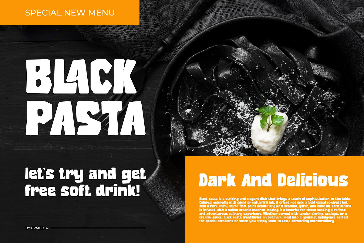 Tunali Fresh || Modern Bold Display, a Sans Serif Font by Ermedia Studio (Photo 2 of 10)