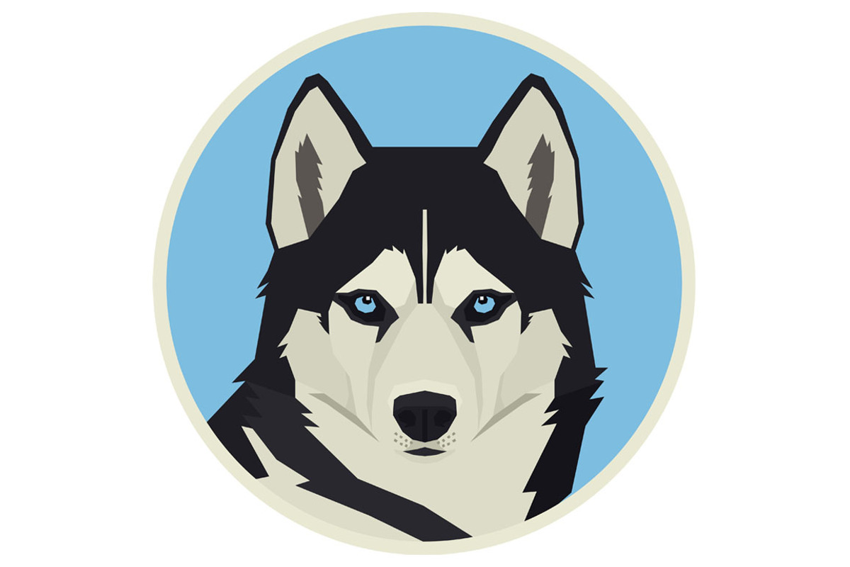 Dog breeds Siberian Husky, an Animal Illustration by Nenilkime (Photo 3 of 3)