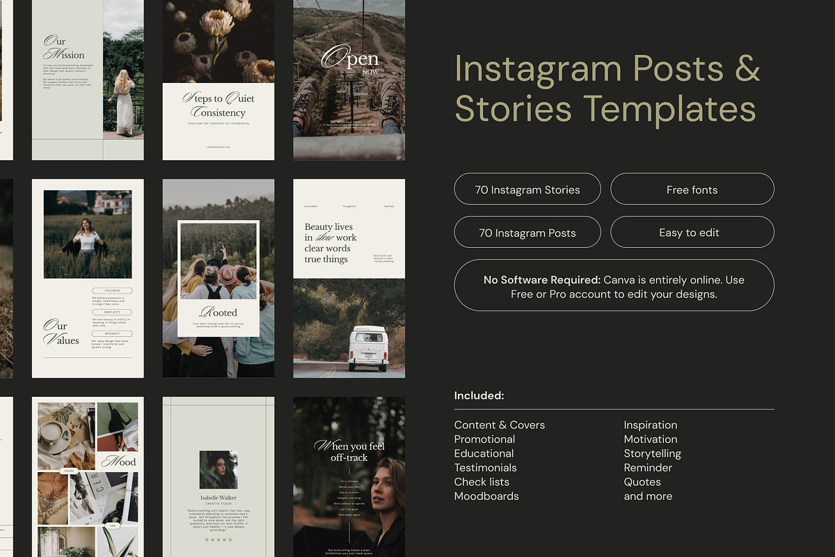 CAELM Instagram Post Story Template preview 2