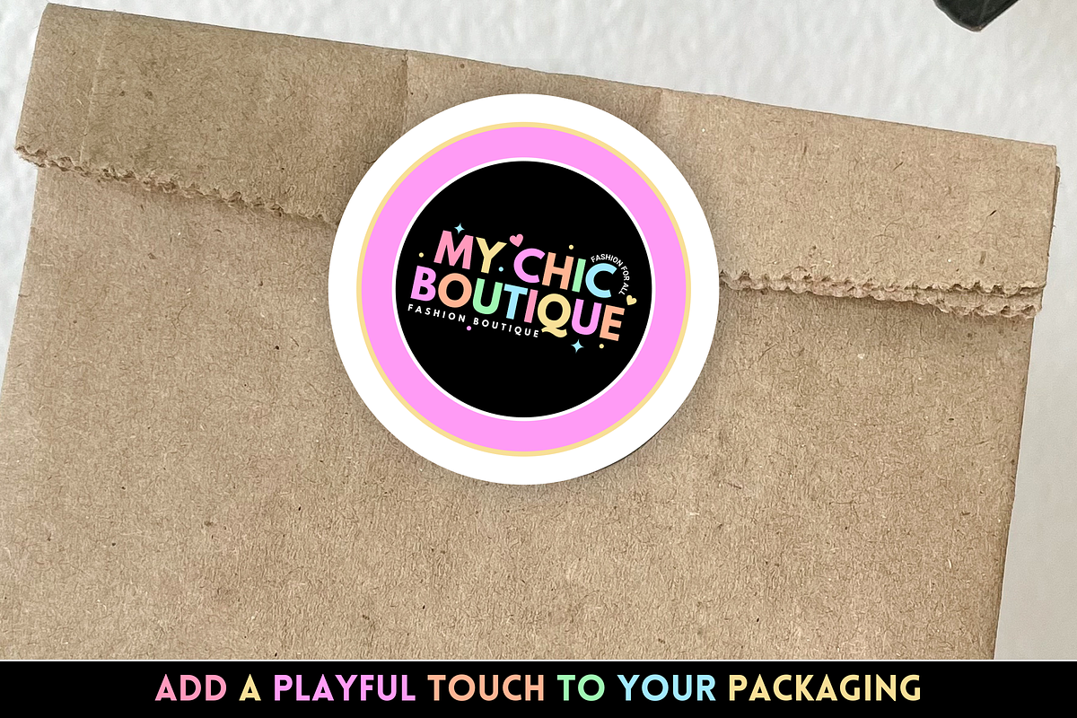 Pastel Neon Logo Templates, a Branding & Logo Template by SunshineStudioBoutique (Photo 7 of 9)