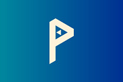 Letter P Video Player Logo, a Branding & Logo Template by Salman Shop (Thumbnail 2 of 4)