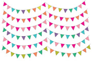 Colorful Bunting Clip Art, an Illustration by Hello Muse Design (Thumbnail 2 of 5)