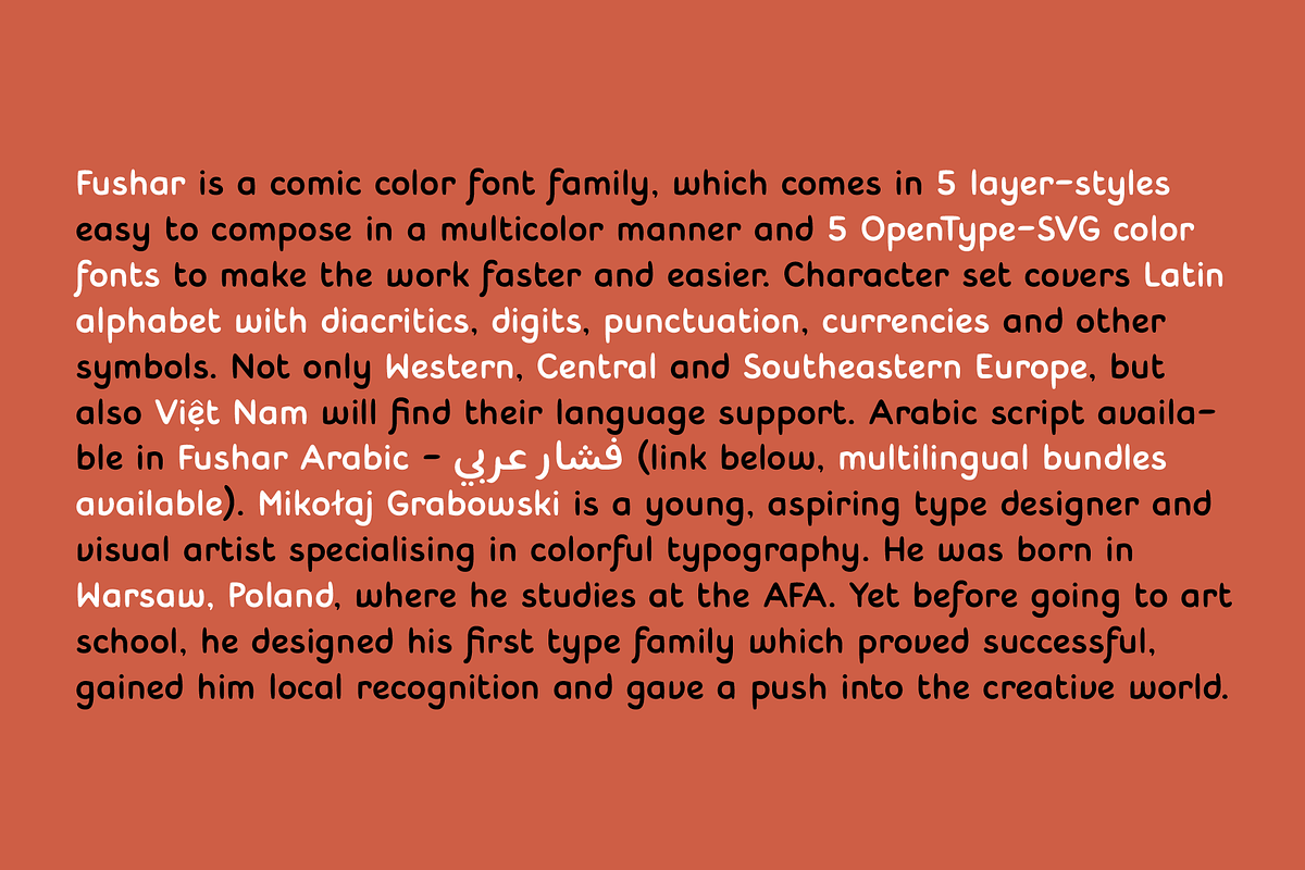 Fushar Cuts, a Font by FONT-Bud