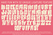 Mahogany - Groovy Font | NEW UPDATE, a Font by HeyFonts (Thumbnail 4 of 19)