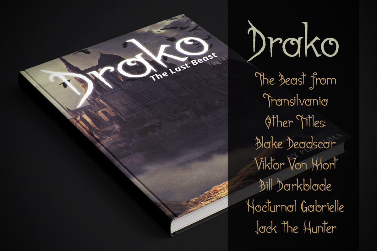 Gabrielle Bloodkador Font preview 7