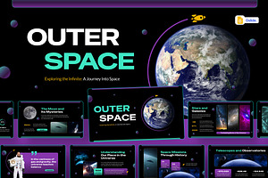 Outer Space Google Slides, a Presentation Template by Loin Studio