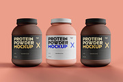 Food Supplement Plastic Jar Mockup, a Cups & Container Mockup by dpi (Thumbnail 9 of 14)