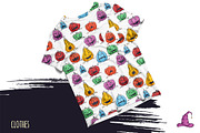 Halloween set, 55 vector items, an Illustration by rubinat (Thumbnail 5 of 7)