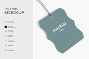 Hanging Tag Mockup Template PSD, a Product Mockup by graphypix (Thumbnail 2 of 4)