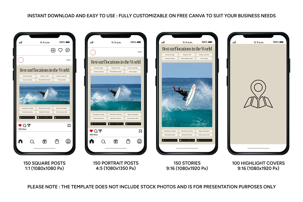 Travel Beige Template, a Social Media Template by Kalubuak (Photo 2 of 10)