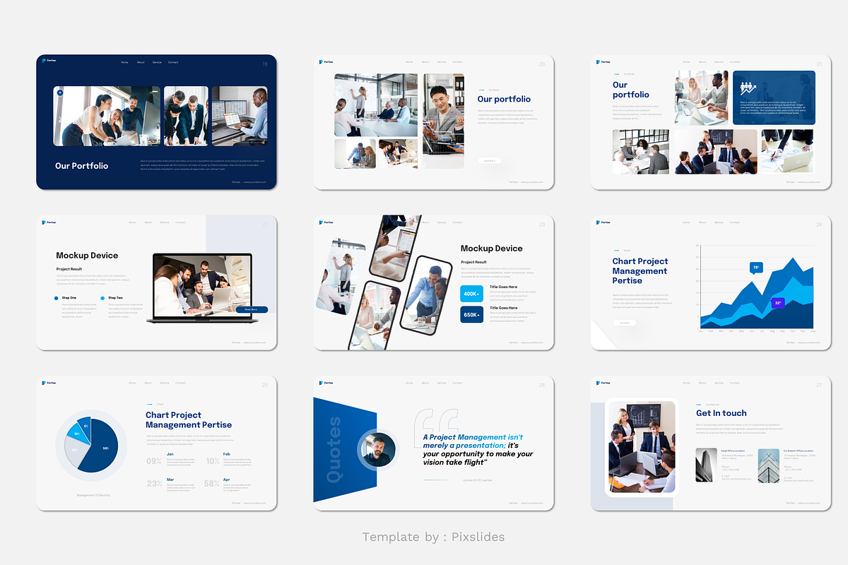 Project Management PowerPoint, a Presentation Template by Pixslides (Photo 4 of 5)