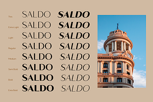 Saldo Font Family