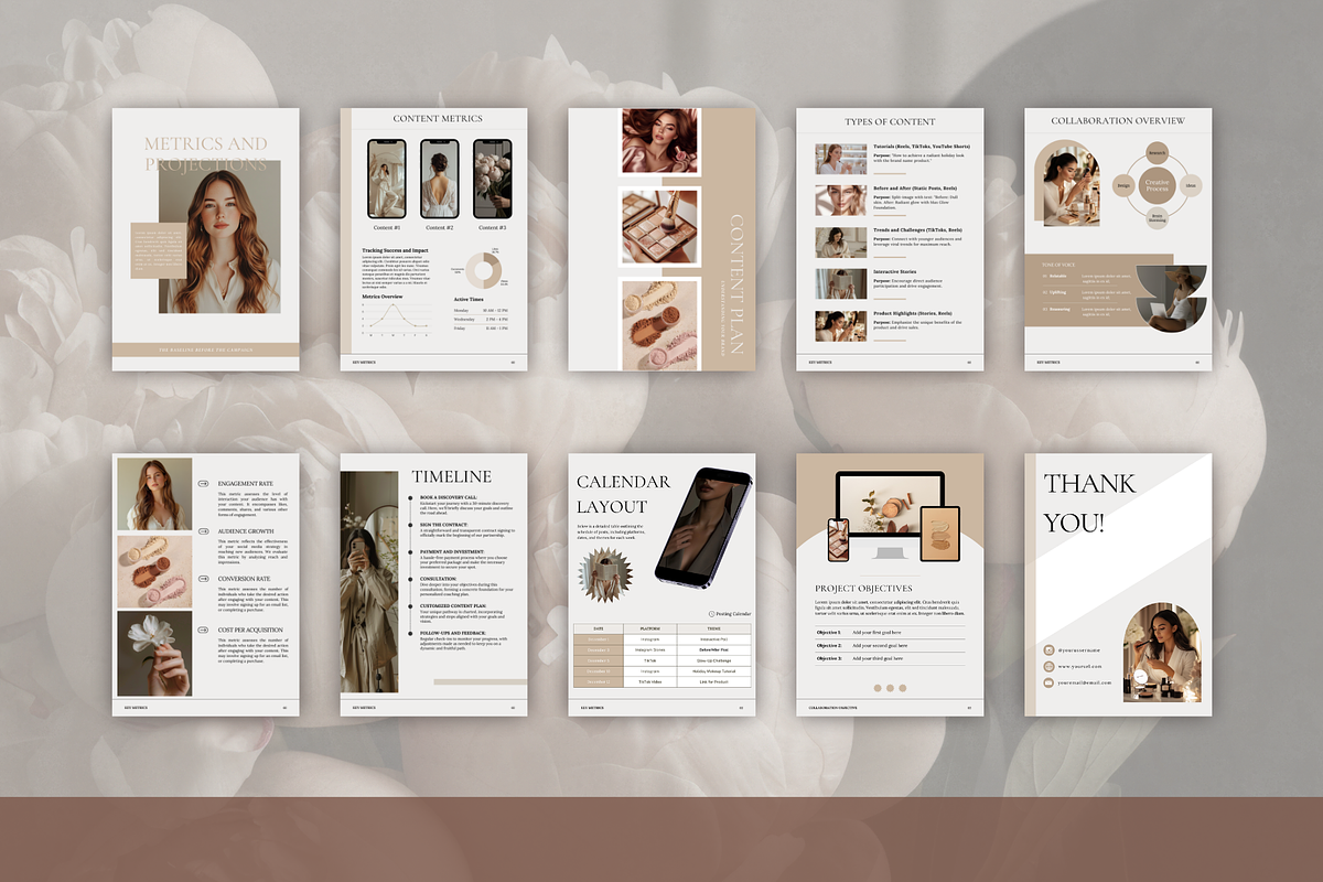Canva Social Media Proposal Template, a Marketing Template by Bonita Digital Design (Photo 6 of 9)