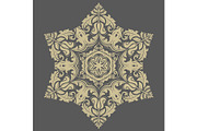 Damask Vector Orient Pattern, a Decorative Illustration by FineArtStudio (Thumbnail 1 of 3)