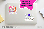 Laptop Backside Sticker Mockup, a Mac Mockup by Mock It Up (Thumbnail 1 of 7)