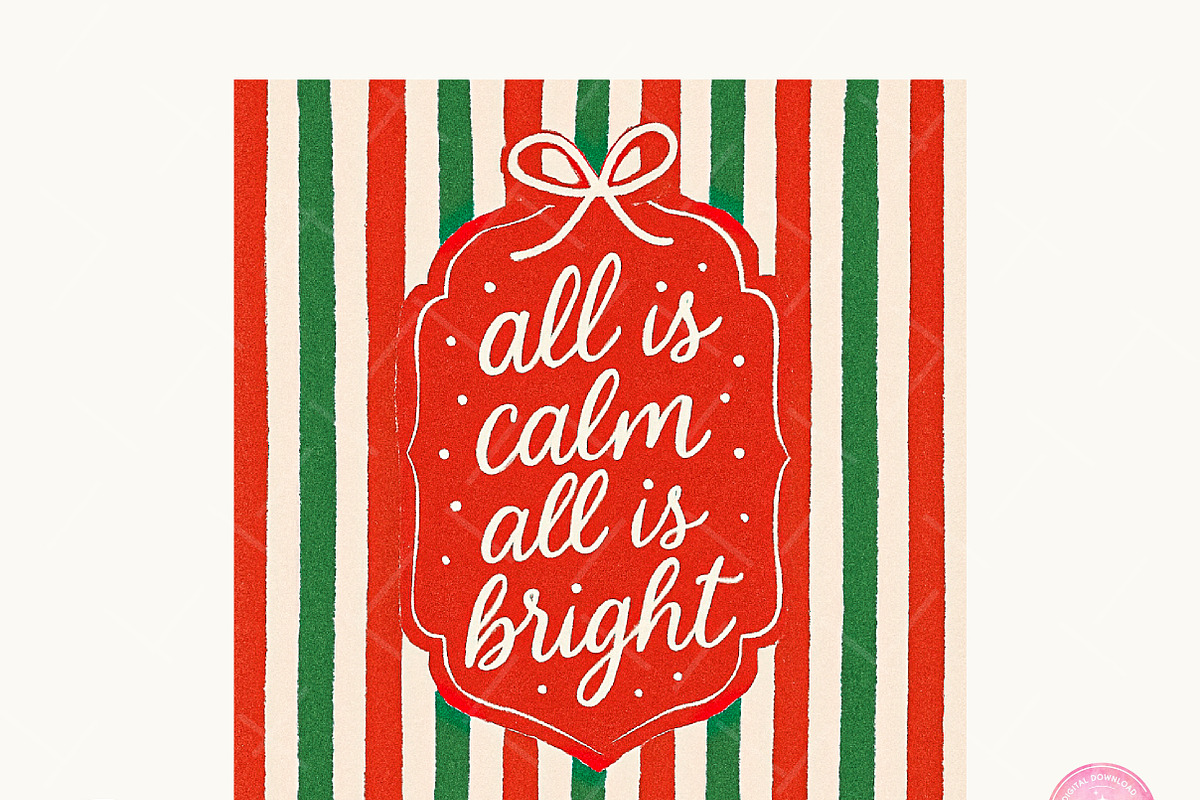 Christmas Quote PNG Bundle, an Illustration by CreationArt (Photo 4 of 20)