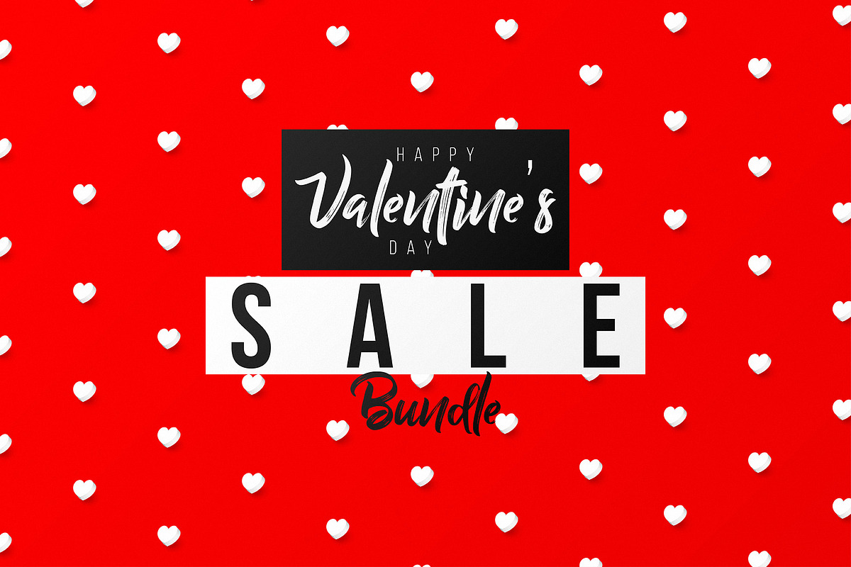 ANIMATED Valentines Day SALE Bundle, a Social Media Template by CONECT Market (Photo 1 of 4)