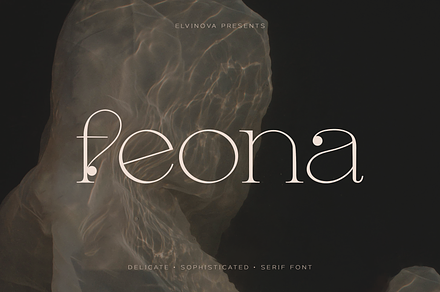 Feona Delicate Serif, a Serif Font by elvinova